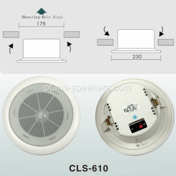 Background Music Wireless Monted Teto Speaker